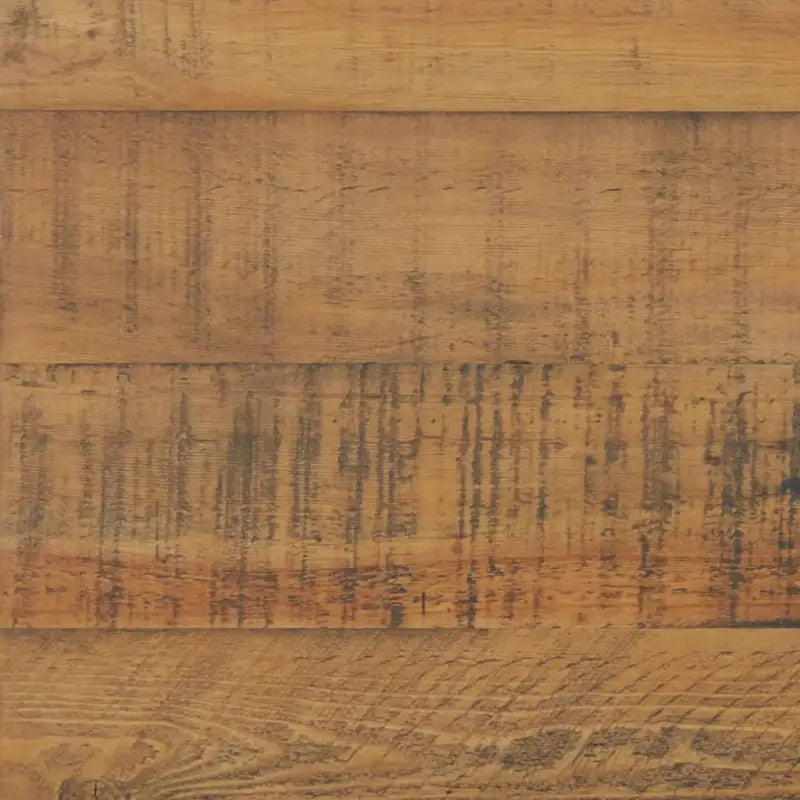 Vintage houten ladekast van massief grenenhout met metalen poten - Commodes & ladekasten