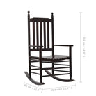 Vintage houten schommelstoel voor een elegante en tijdloze sfeer - Tuinstoelen