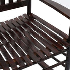 Vintage houten schommelstoel voor een elegante en tijdloze sfeer - Tuinstoelen