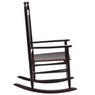 Vintage houten schommelstoel voor een elegante en tijdloze sfeer - Tuinstoelen
