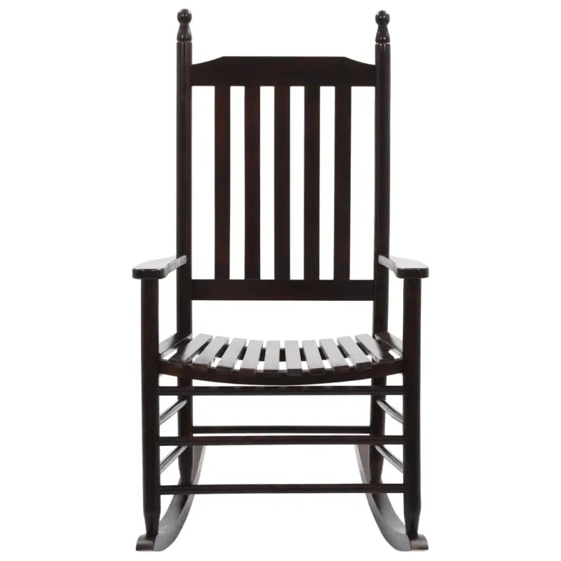 Vintage houten schommelstoel voor een elegante en tijdloze sfeer - Tuinstoelen