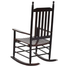 Vintage houten schommelstoel voor een elegante en tijdloze sfeer - Tuinstoelen