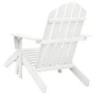 Vintage Houten Tuinstoelen met Voetenbank for Buitenruimte - Tuinstoelen