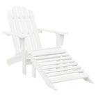 Vintage Houten Tuinstoelen met Voetenbank for Buitenruimte - Tuinstoelen