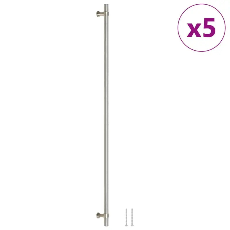 Vintage kastknoppen met geborstelde afwerking in duurzaam roestvrij staal - Kastknoppen en kastgrepen