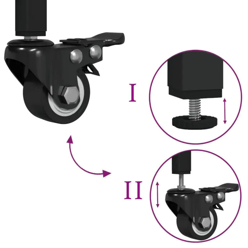 Vintage keukentrolley van bewerkt hout met veel opbergruimte - Keukentrolleys