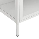 Vitrinekast met gehard glas en verstelbare schappen voor stijlvolle opberging - Opbergkasten & lockerkasten