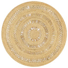 Vloerkleden met gevlochten jute voor een natuurlijke uitstraling - 120 cm - Vloerkleden