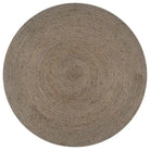 Vloerkleden van gevlochten jute voor een natuurlijke uitstraling - Grijs / 90 cm - Vloerkleden