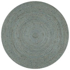 Vloerkleden van gevlochten jute voor een natuurlijke uitstraling - Olijfgroen / 120 cm - Vloerkleden