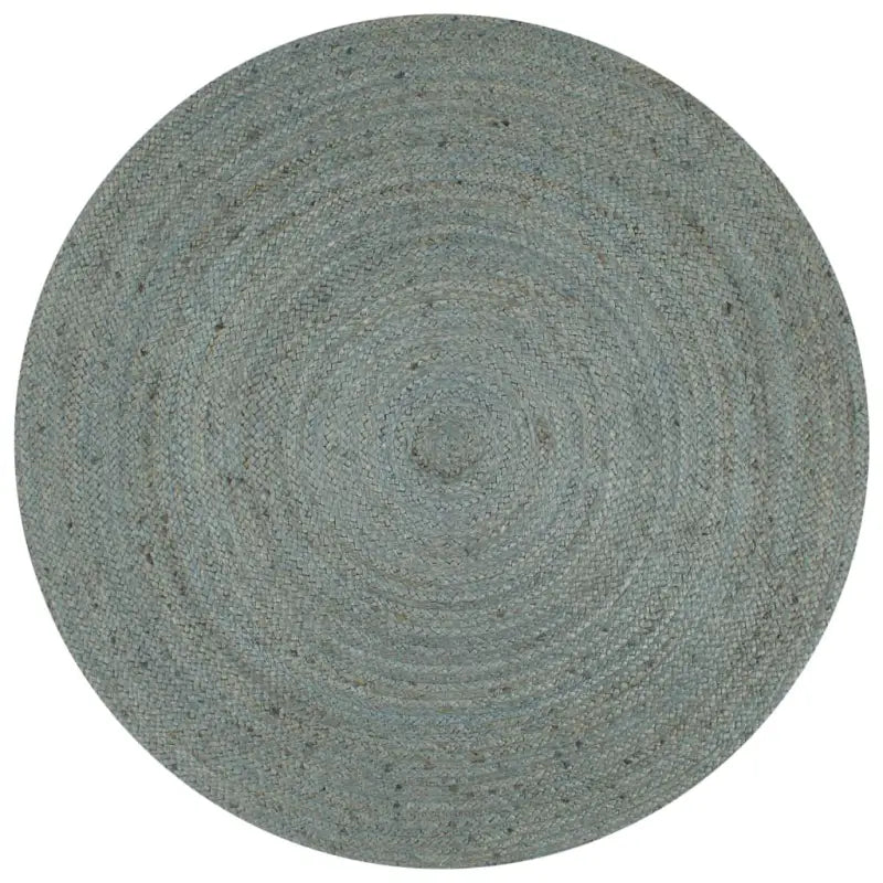 Vloerkleden van gevlochten jute voor een natuurlijke uitstraling - Olijfgroen / 120 cm - Vloerkleden
