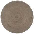 Vloerkleden van gevlochten jute voor een natuurlijke uitstraling - Grijs / 180 cm - Vloerkleden