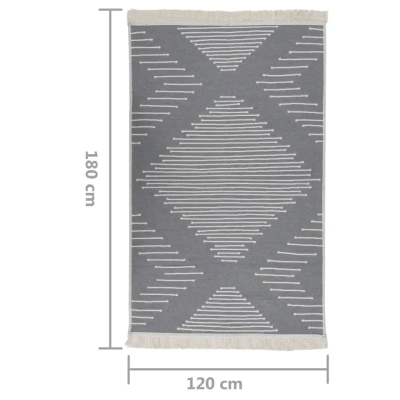 Vloerkleed Beide Kanten voor Decoratie en Vloerbescherming - 120 x 180 cm - Vloerkleden