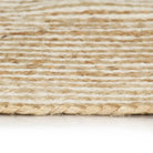 Vloerkleed met spiraal ontwerp van gevlochten jute voor een natuurlijke uitstraling - Vloerkleden