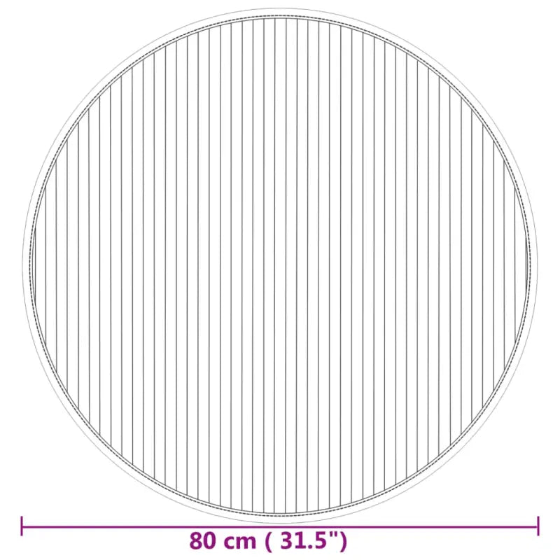 Vloerkleed van Bamboe met neutrale kleuren en gemakkelijk schoon te maken - Vloerkleden