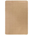 Vloerkleed van geweven jute met latex onderkant voor een natuurlijke uitstraling - Lichtbruin / 70 x 130 cm