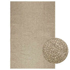 Vloerkleed voor binnen en buiten met gezellige sfeer - Beige / 160 x 230 cm / Rond - Vloerkleden
