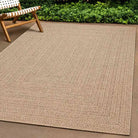 Vloerkleed voor binnen en buiten met gezellige sfeer - Bruin / 80 x 200 cm / Rechthoekig - Vloerkleden