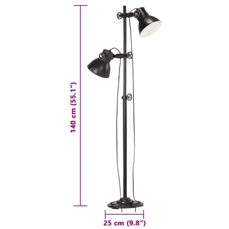 Vloerlamp met industrieel design voor elke woonkamer of slaapkamer - Lampen