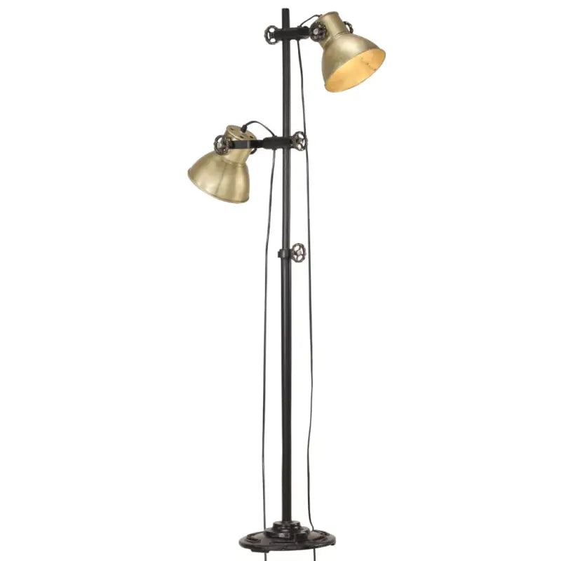 Vloerlamp met industrieel design voor elke woonkamer of slaapkamer - Koper / 1 / 2 - Lampen