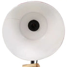 Vloerlamp van massief mangohout met E27 fitting in verweerd rood - Lampen