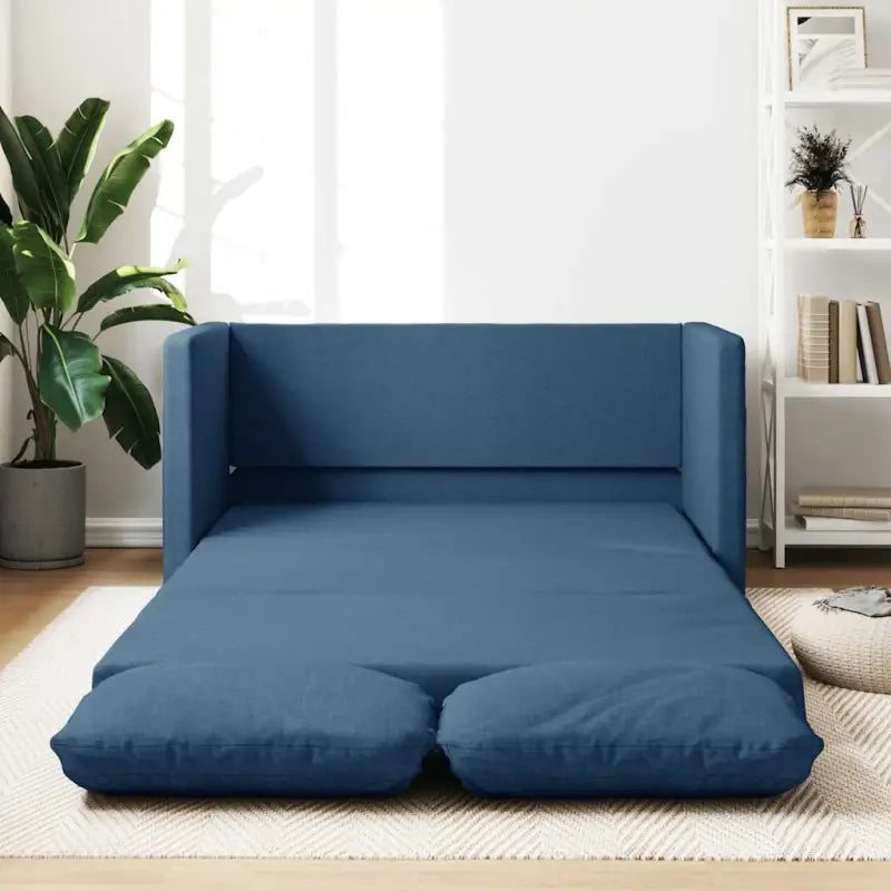 Vloerslaapbank voor woonkamer en slaapkamer met dubbel gebruik - Blauw - Banken