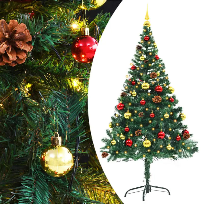 Volledig versierde kunstkerstboom voor zowel binnen- als buitengebruik - Kerstbomen