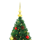 Volledig versierde kunstkerstboom voor zowel binnen- als buitengebruik - Kerstbomen