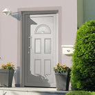 Voordeur aluminium met 110x210 cm en duurzame drempel for meer veiligheid - 88 x 208 cm / 1 / Links + trekhandvat
