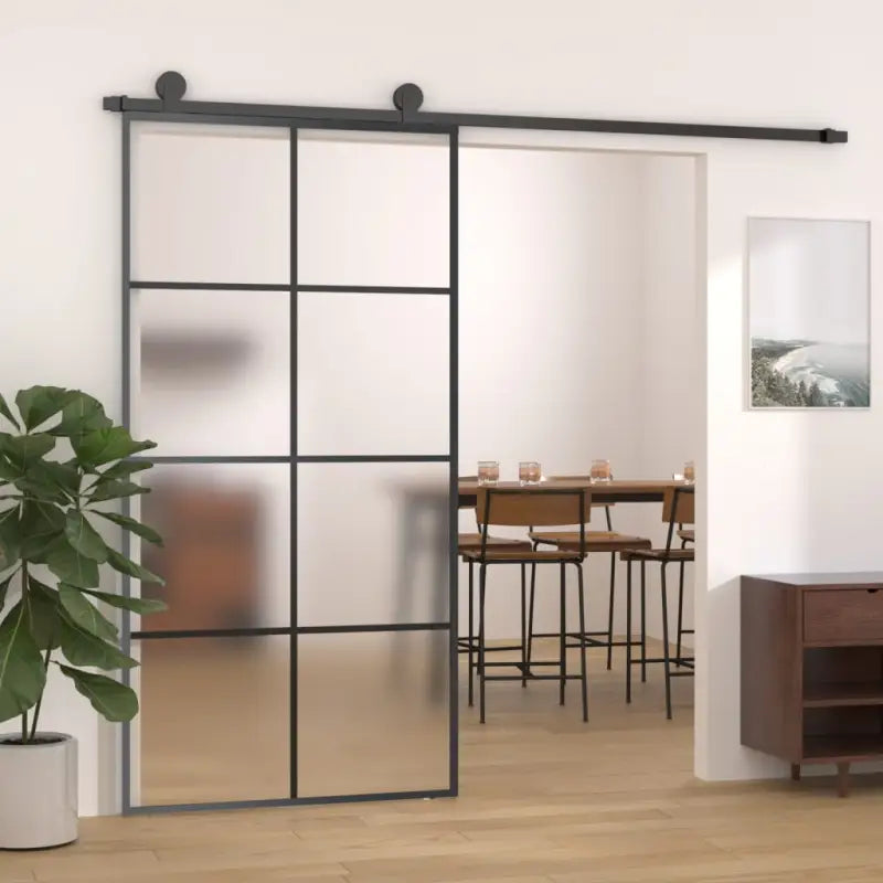Voordeuren met eenvoudige installatie en stabiel aluminium frame - 102.5 x 205 cm / 1 / 4x2 rooster - Voordeuren