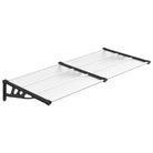 Voordeurluifel met eenvoudige installatie en duurzame polycarbonaat panelen - Zonwering