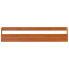 Wandgemonteerd schoenenrek van massief grenenhout voor binnen handbereik - Wasbruin / 2 / 110 cm - Schoenenrekken
