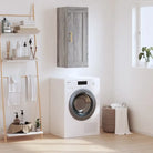 Wandgemonteerde buffetkast van bewerkt hout met elegant ontwerp - Grijs sonoma / 1 - Dressoirs & buffetkasten