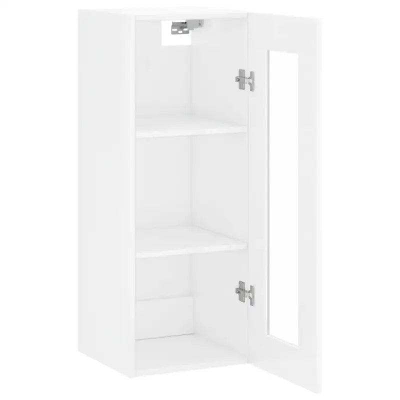 Wandgemonteerde dressoir in hoogglans wit van bewerkt hout - Dressoirs & buffetkasten