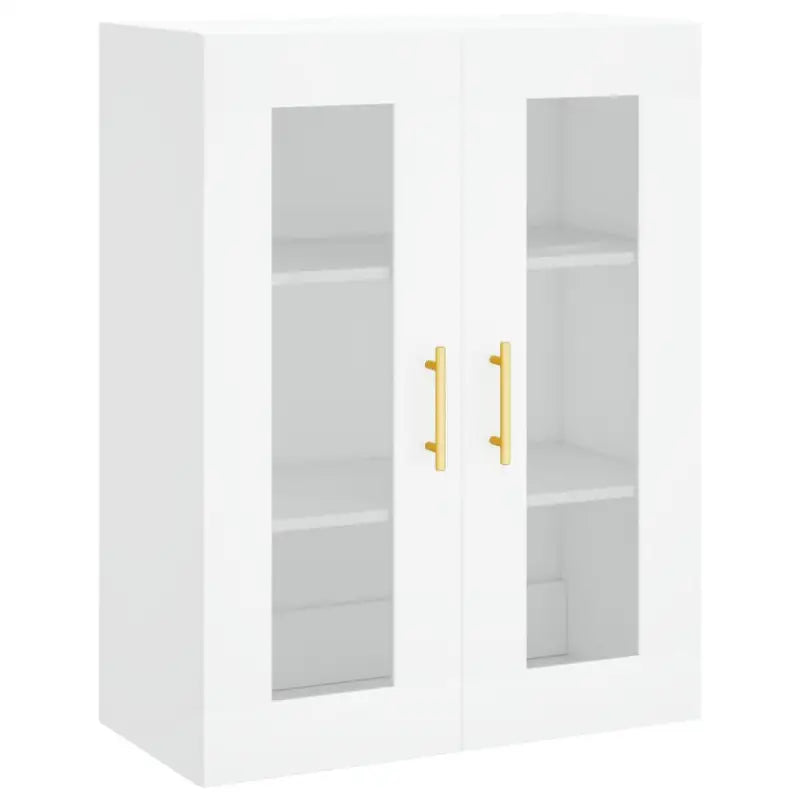 Wandgemonteerde dressoir van bewerkt hout met elegant ontwerp - Dressoirs & buffetkasten