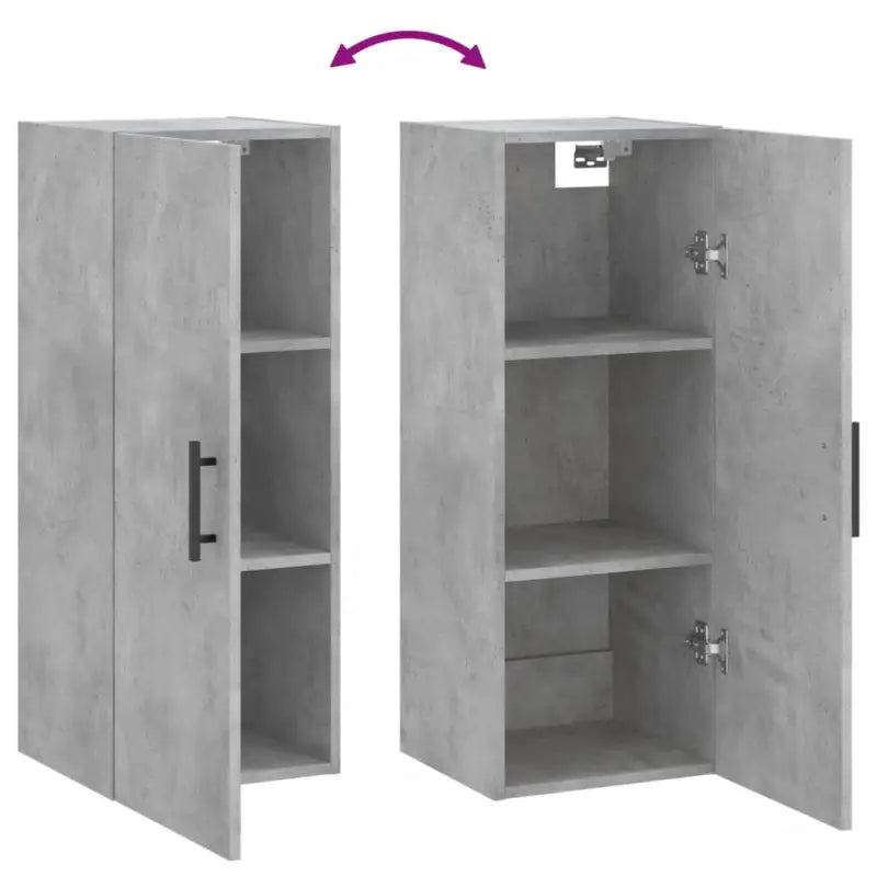 Wandgemonteerde dressoir van bewerkt hout met elegant ontwerp - Dressoirs & buffetkasten