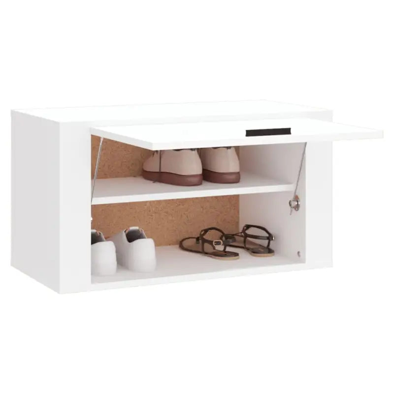 Wandschoenenkast 70X35X38 Cm Bewerkt Hout