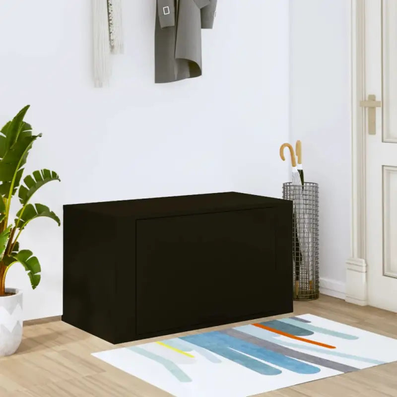 Wandschoenenkast 70X35X38 Cm Bewerkt Hout
