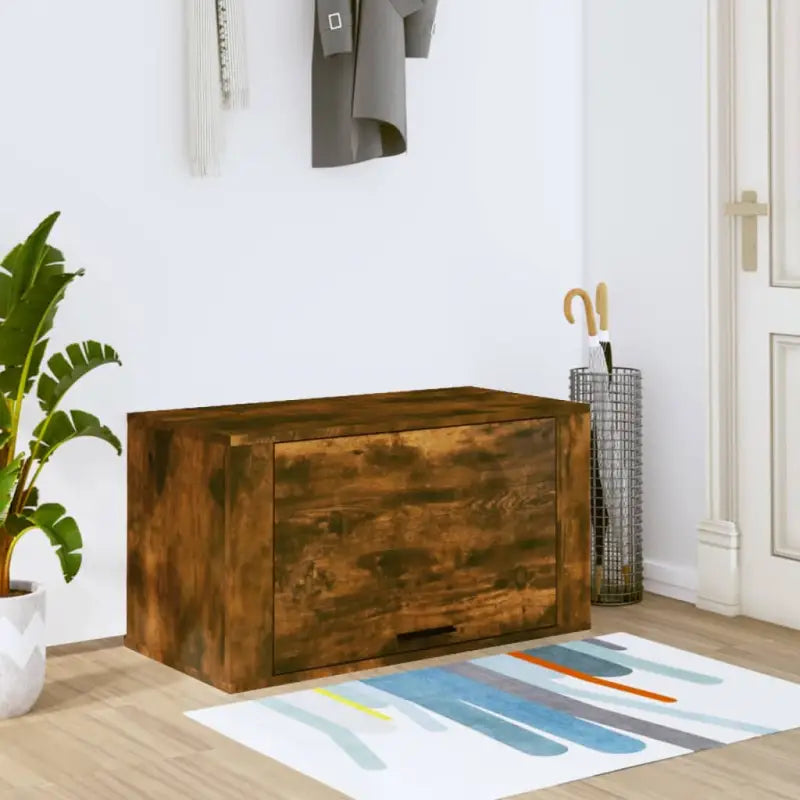 Wandschoenenkast 70X35X38 Cm Bewerkt Hout