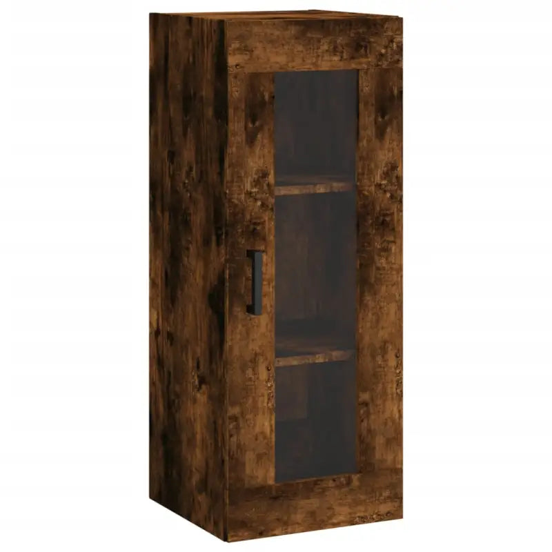 Wandgemonteerde kast van bewerkt hout met elegant en duurzaam ontwerp - Dressoirs & buffetkasten