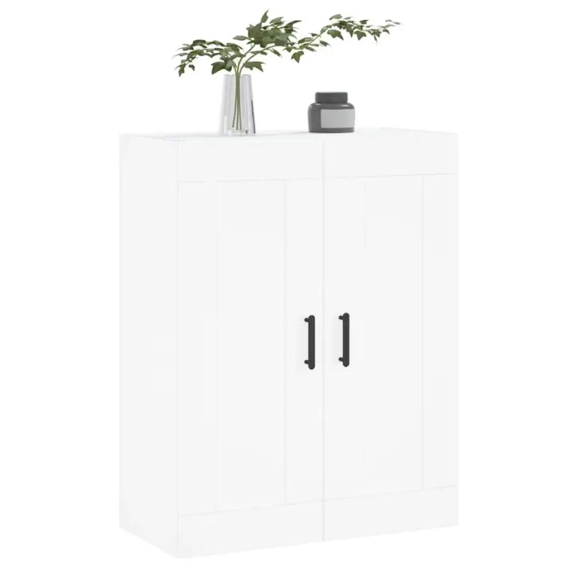 Wandgemonteerde kast van bewerkt hout met elegant en stevig ontwerp - Dressoirs & buffetkasten