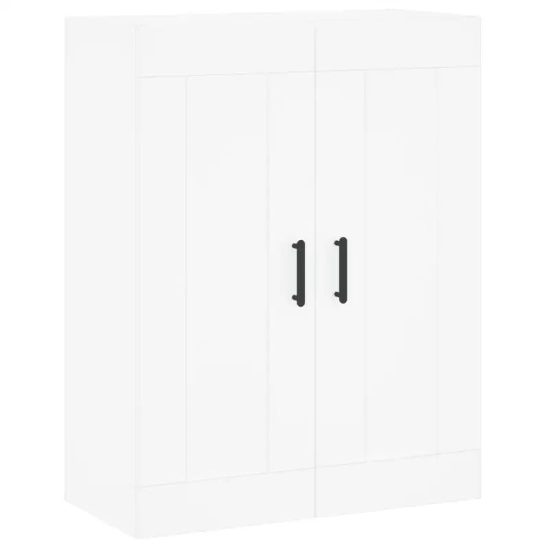 Wandgemonteerde kast van bewerkt hout met elegant en stevig ontwerp - Dressoirs & buffetkasten