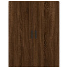 Wandgemonteerde kast van bewerkt hout met elegant ontwerp - Dressoirs & buffetkasten