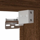 Wandgemonteerde kast van bewerkt hout met elegant ontwerp - Dressoirs & buffetkasten