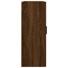 Wandgemonteerde kast van bewerkt hout met elegant ontwerp - Dressoirs & buffetkasten