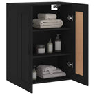 Wandgemonteerde kast van bewerkt hout met elegant ontwerp - Dressoirs & buffetkasten