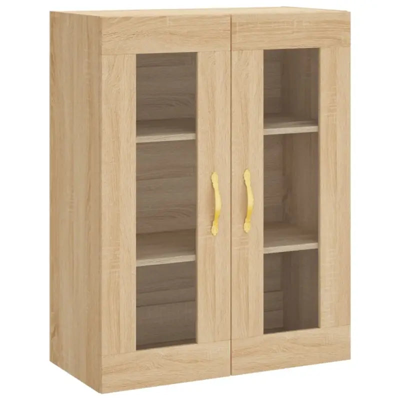 Wandkast in bewerkt hout met elegant en duurzaam ontwerp - Dressoirs & buffetkasten