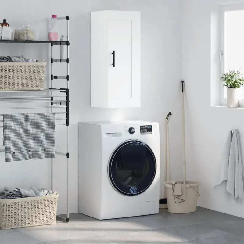 Wandkast van bewerkt hout met elegant ontwerp en hoge kwaliteit - Wit / 1 - Dressoirs & buffetkasten