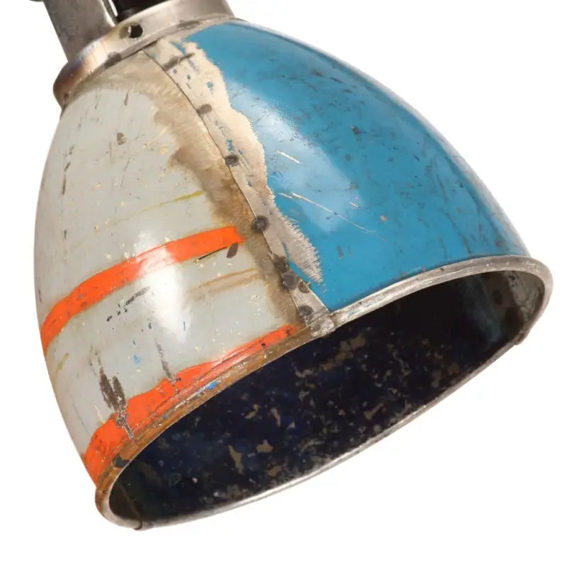 Wandlamp met verstelbare arm van massief gerecycled hout - Lampen