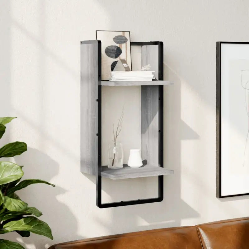 Wandplank in Grijs Sonoma voor optimaal ruimtegebruik en stijl - Grijs sonoma / 30 x 25 x 65 cm / 1 - Wandplanken